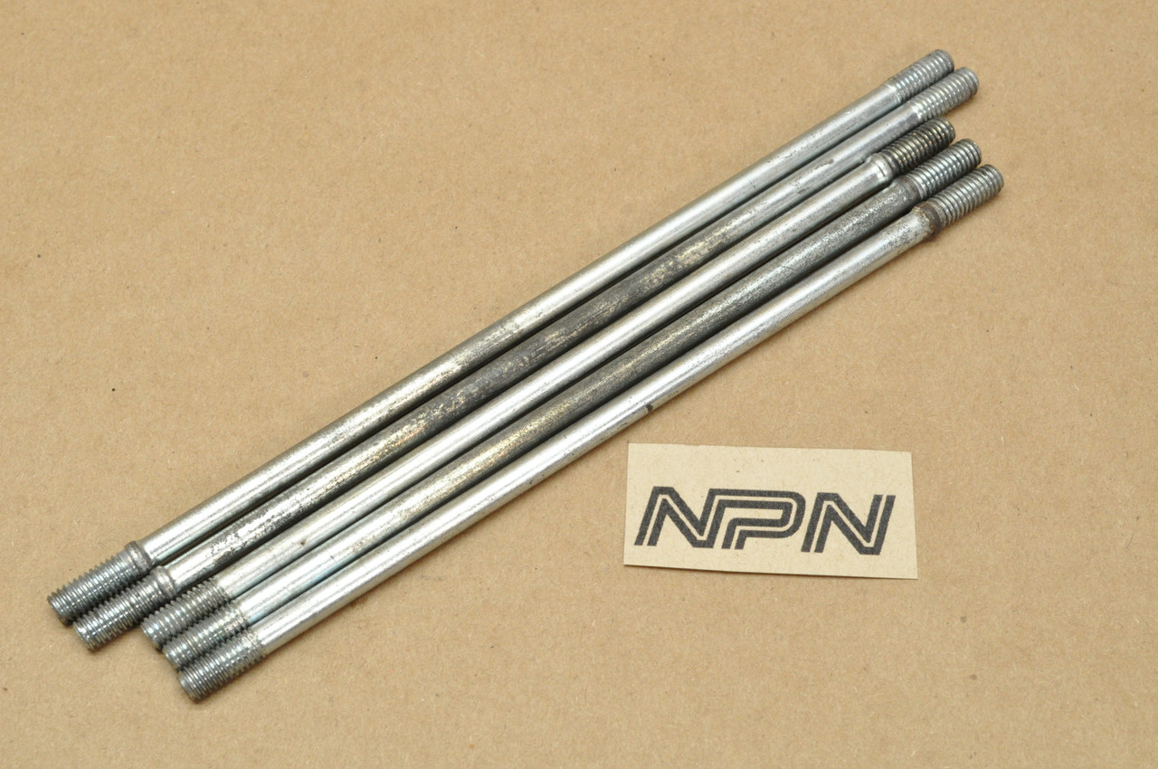 Vintage Used OEM Honda XR75 K0-1976 Cylinder Stud Bolt A & B Set 90031-116-000