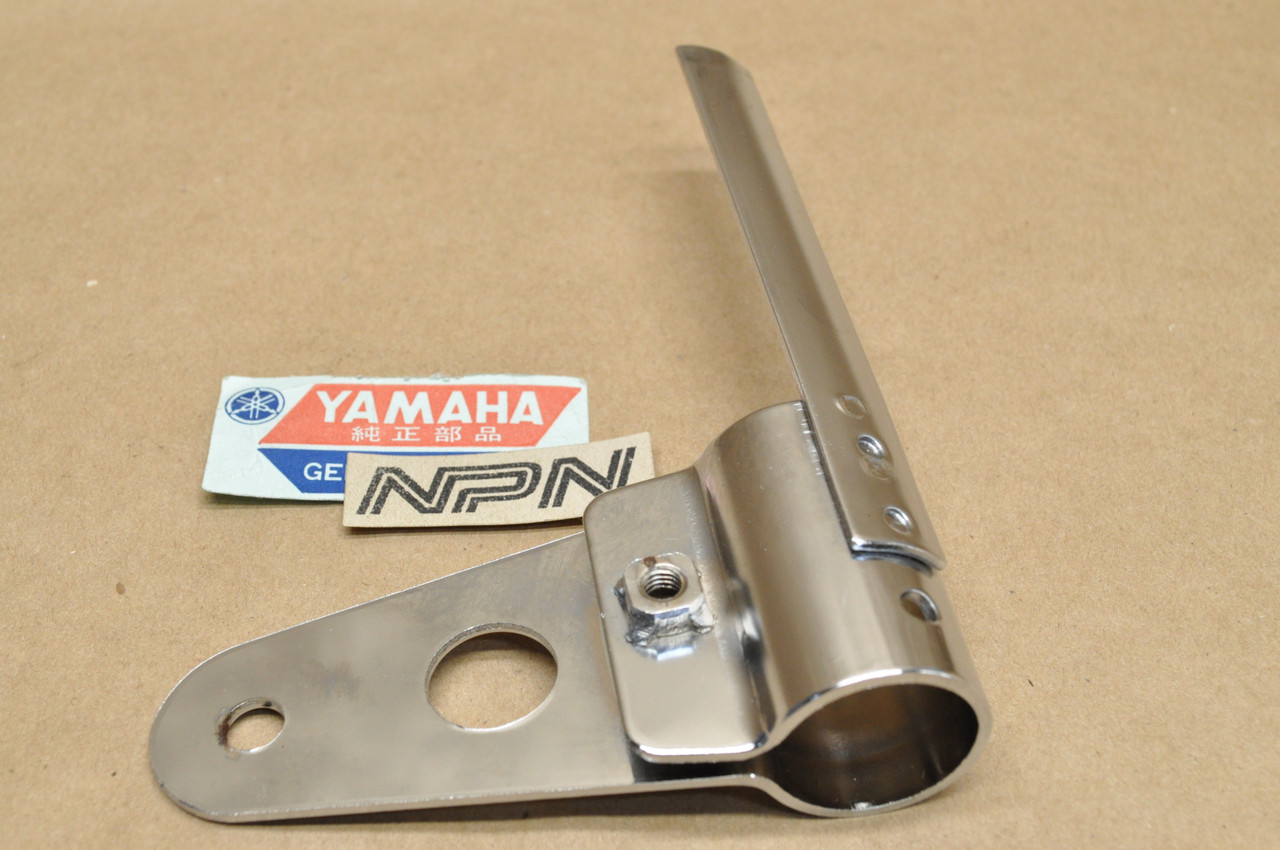6 5/8" Yamaha Number Plate Stay - Fits JT1, JT2, GT80, MX80, YZ80 - Brushed Stainless