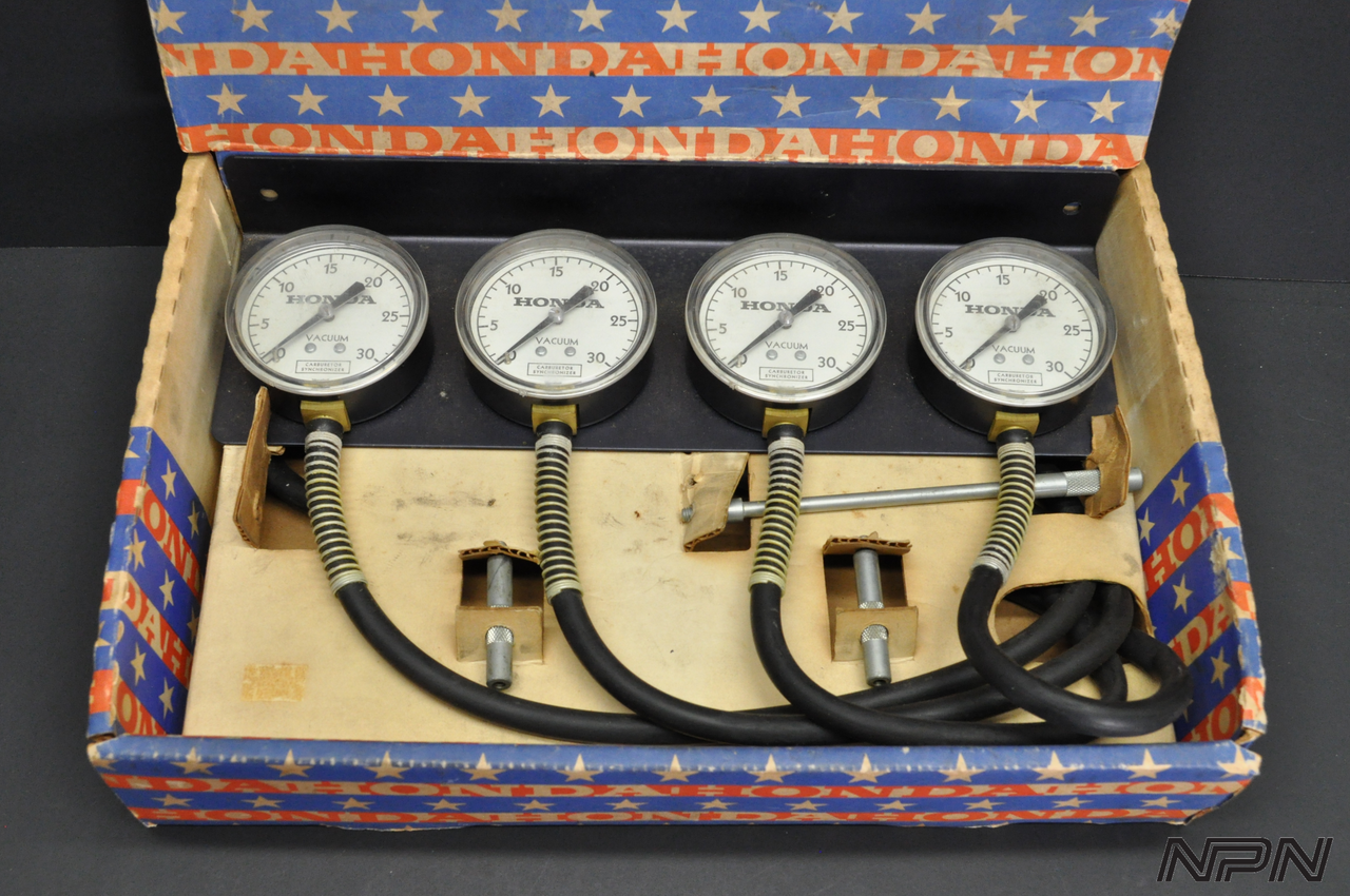 Vintage Honda Carburetor Vacuum Gauge Tune-Up Kit for 4 & 2 Cylinder Motorcycles