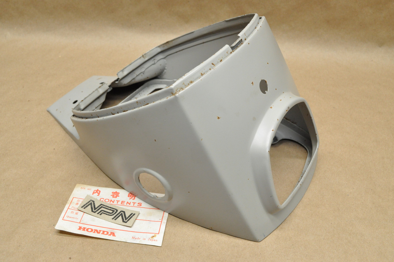 NOS Honda CA77 CA72 Head Light Bucket Case Cover in Primer 61301-271-000 Z