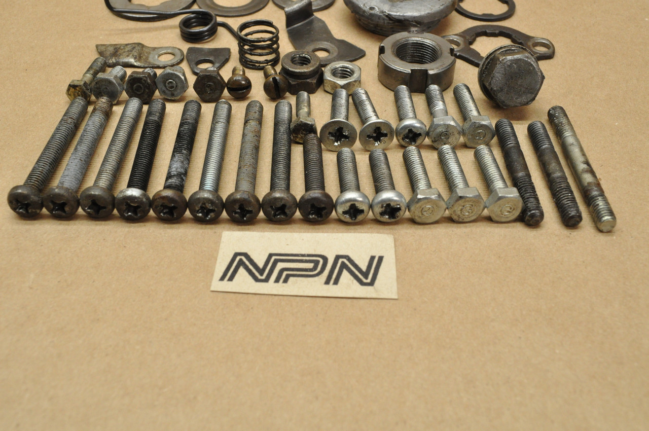 Vtg Used OEM Honda CB125 S2 Bolt Screw Nut Washer Spring Tappet Hardware Lot