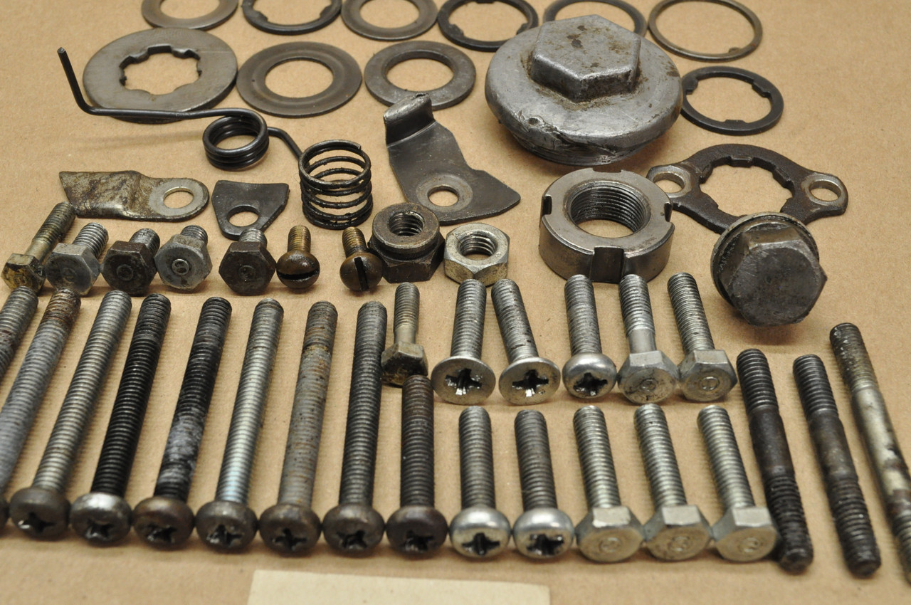 Vtg Used OEM Honda CB125 S2 Bolt Screw Nut Washer Spring Tappet Hardware Lot