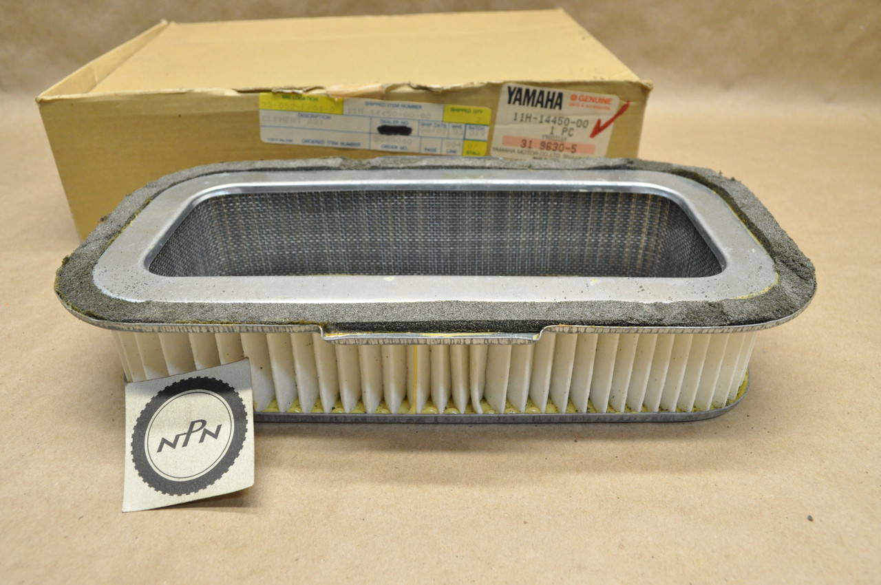 NOS Yamaha 1982 XZ550 Air Filter Cleaner Element 11H-14450-00