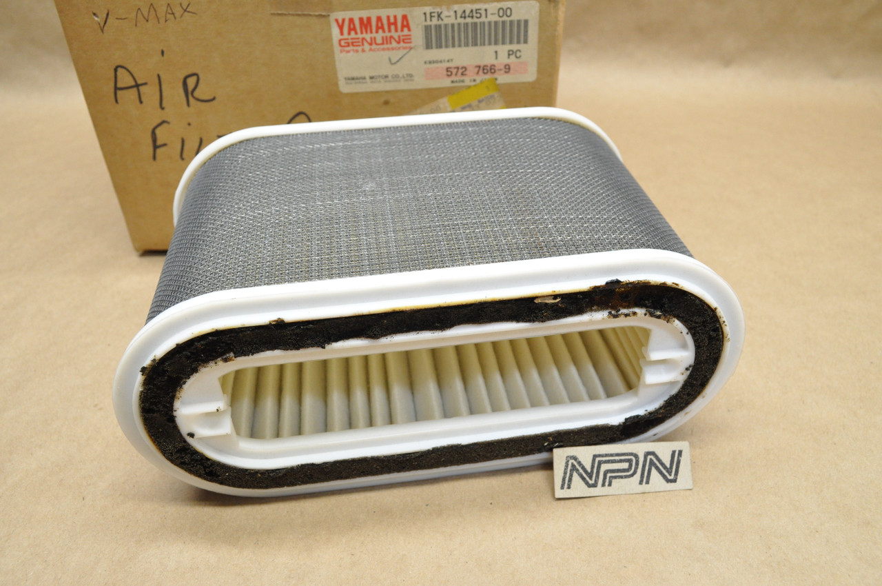 NOS Yamaha 1985-2007 VMX12 V-Max 1200 Air Filter Cleaner Element 1FK-14451-00