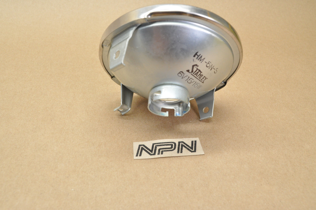 NOS Honda P50 PC50 Z50 K1-K2 Stanley Head Light Lens 6V 15/15W 33120-063-670