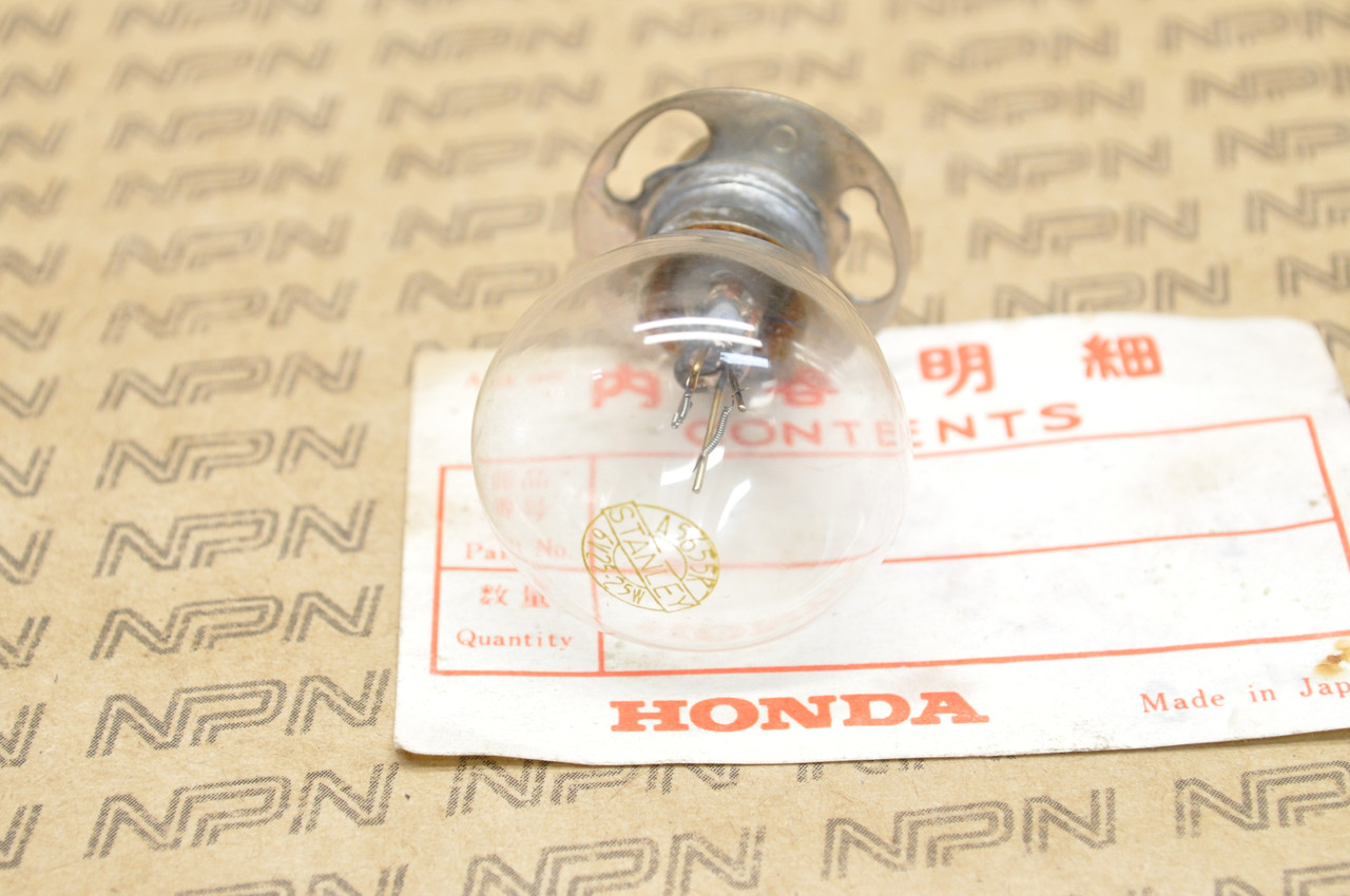 NOS Honda CA95 CB92 CD125 Stanley 6V 25/25W Head Light Bulb A5655K 34901-229-000