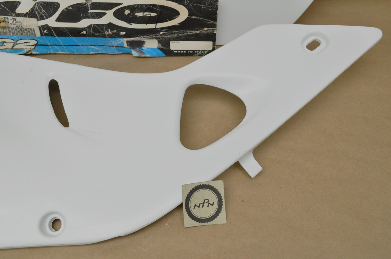 NOS Honda 1998-99 CR125 R 97-99 CR250 R UFO Side Cover Panel Set 83610-KZ3-B00 ZA