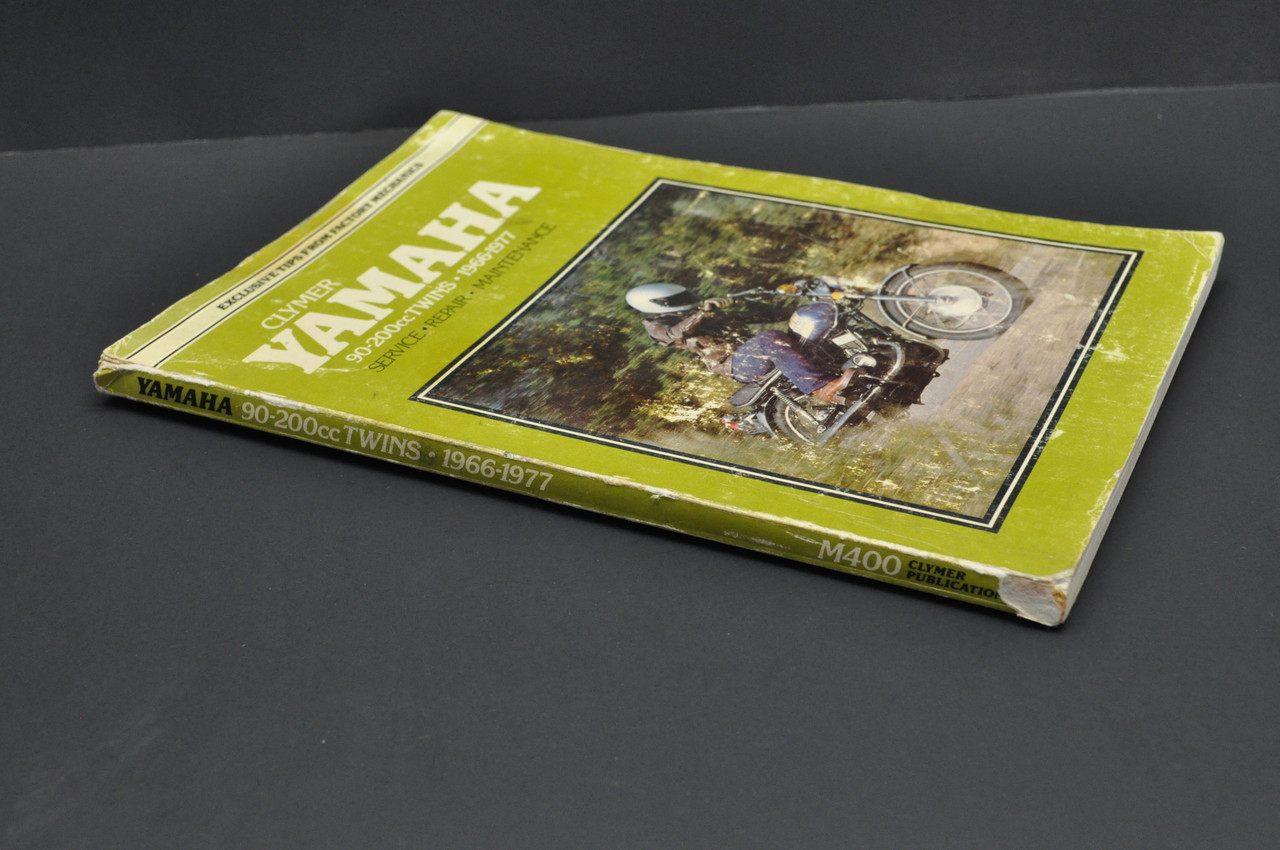 Vtg 1966-77 Yamaha YL1 CS3 CS5 RD200 HS1 AS2C Clymer Motorcycle Service Manual