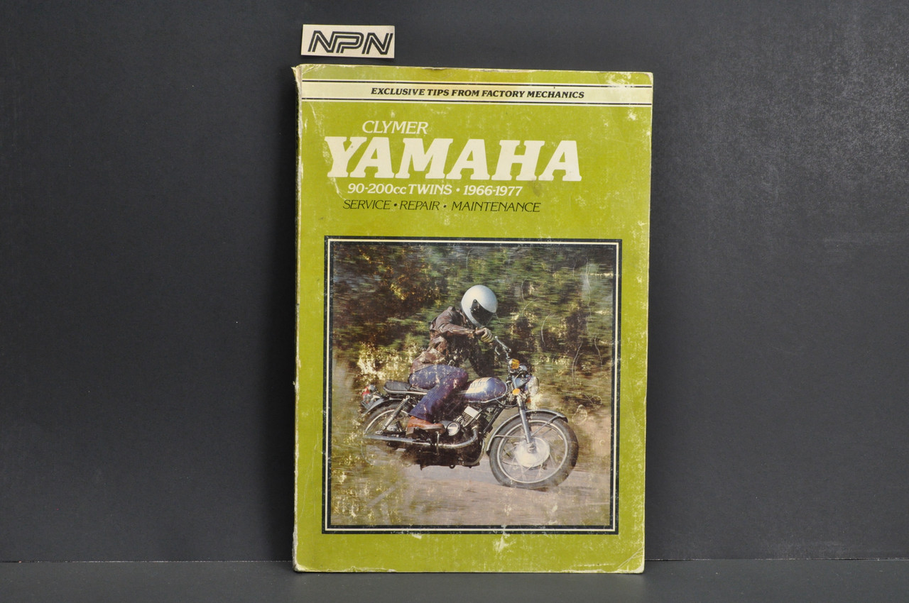 Vtg 1966-77 Yamaha YL1 CS3 CS5 RD200 HS1 AS2C Clymer Motorcycle Service Manual
