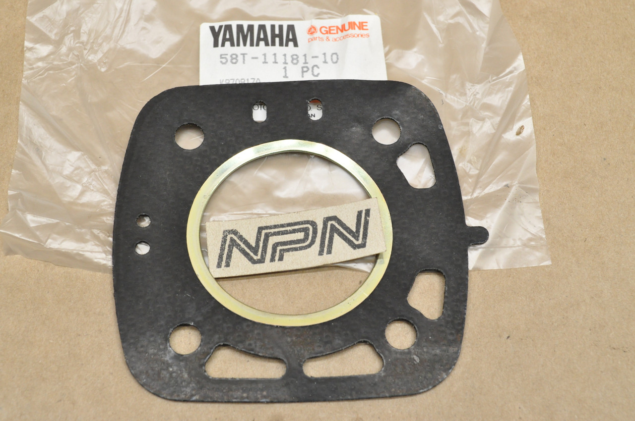 NOS Yamaha 1983 YZ80 Cylinder Head Gasket 58T-11181-10