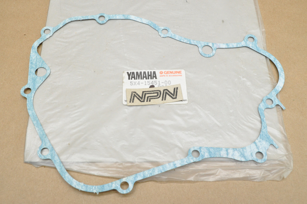 NOS Yamaha 1982-85 YZ125 Crank Case Clutch Cover Gasket 5X4-15451-00