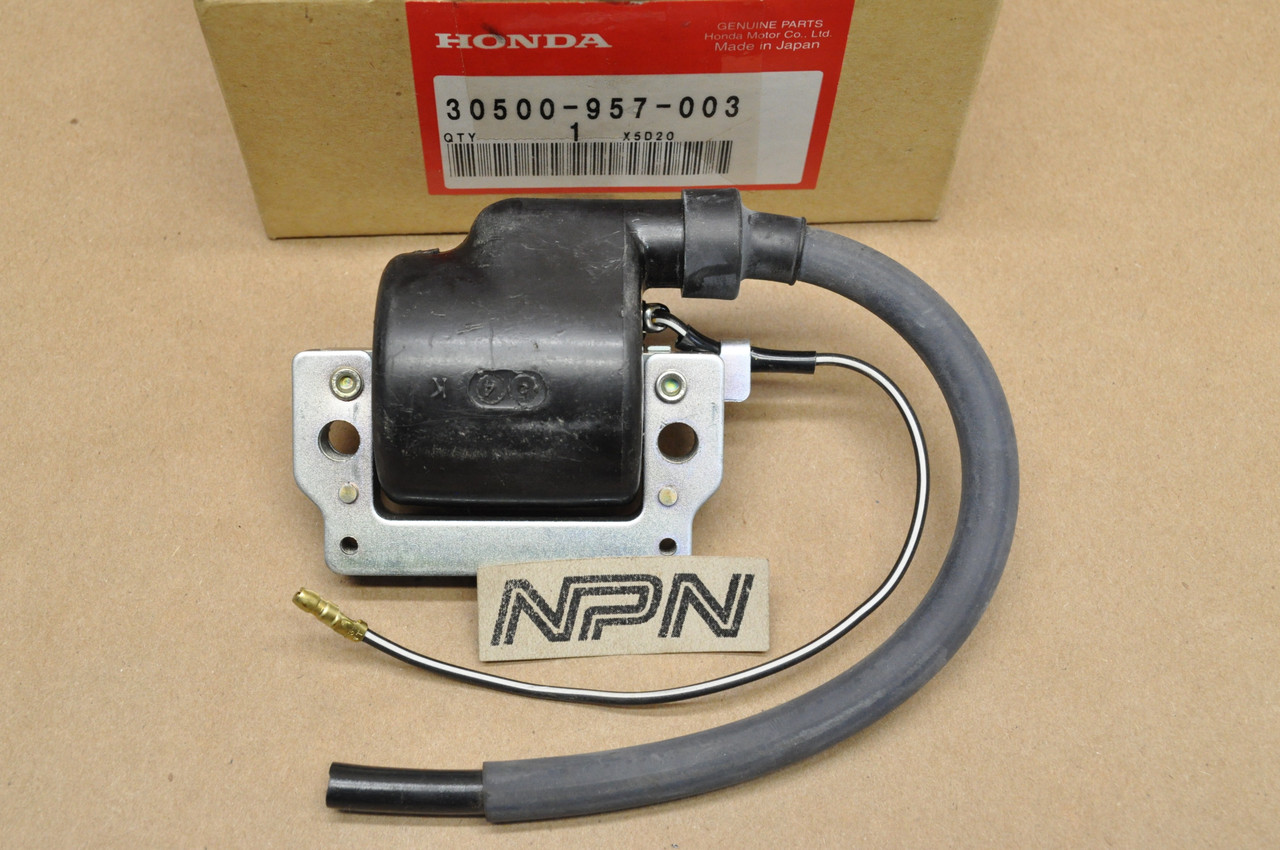 NOS Honda 1978-82 ATC70 A.C. Ignition Coil & Spark Plug Wire 30500-957-003