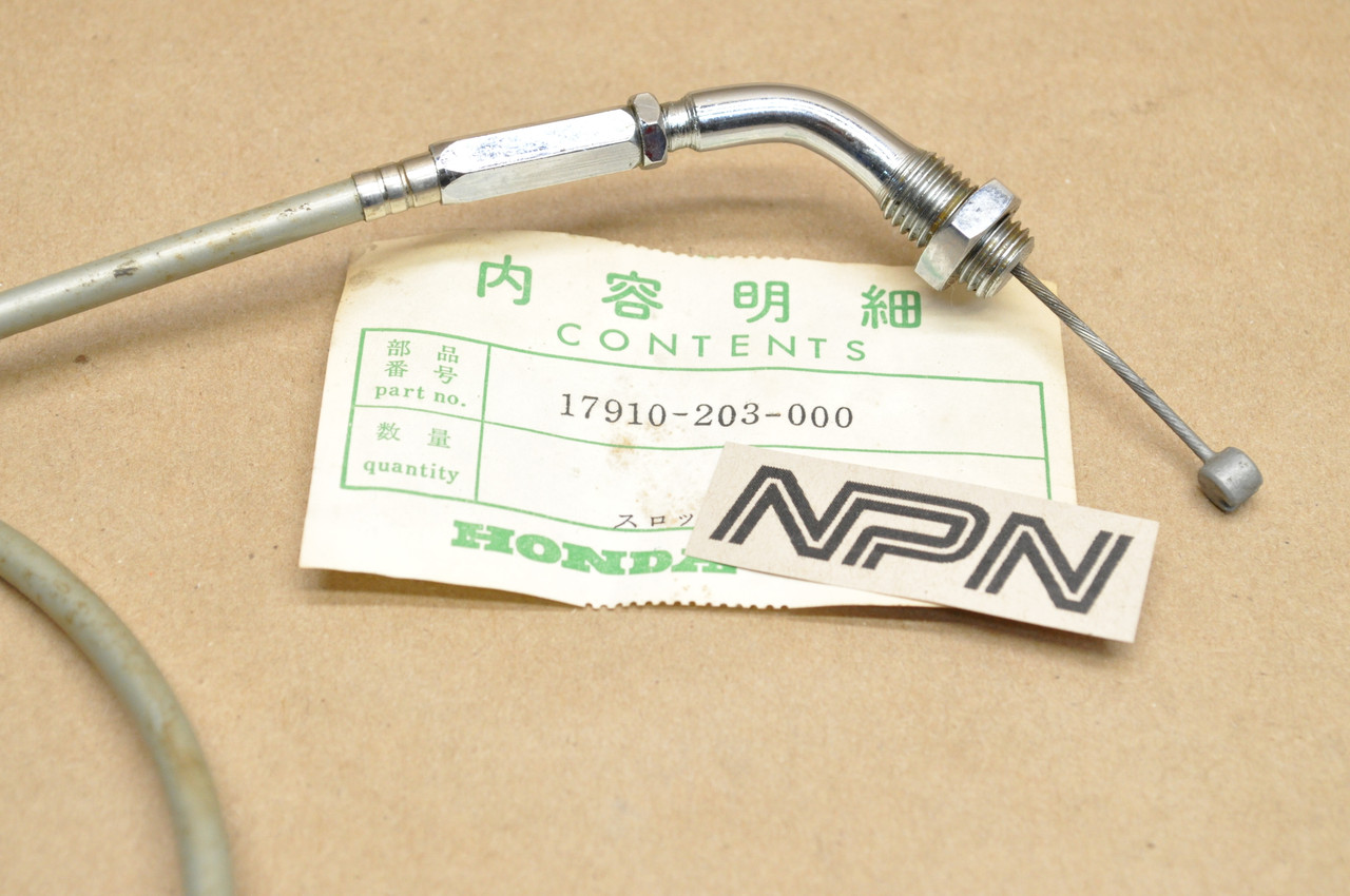 NOS Honda CA92 CA95 Throttle Cable 17910-203-000