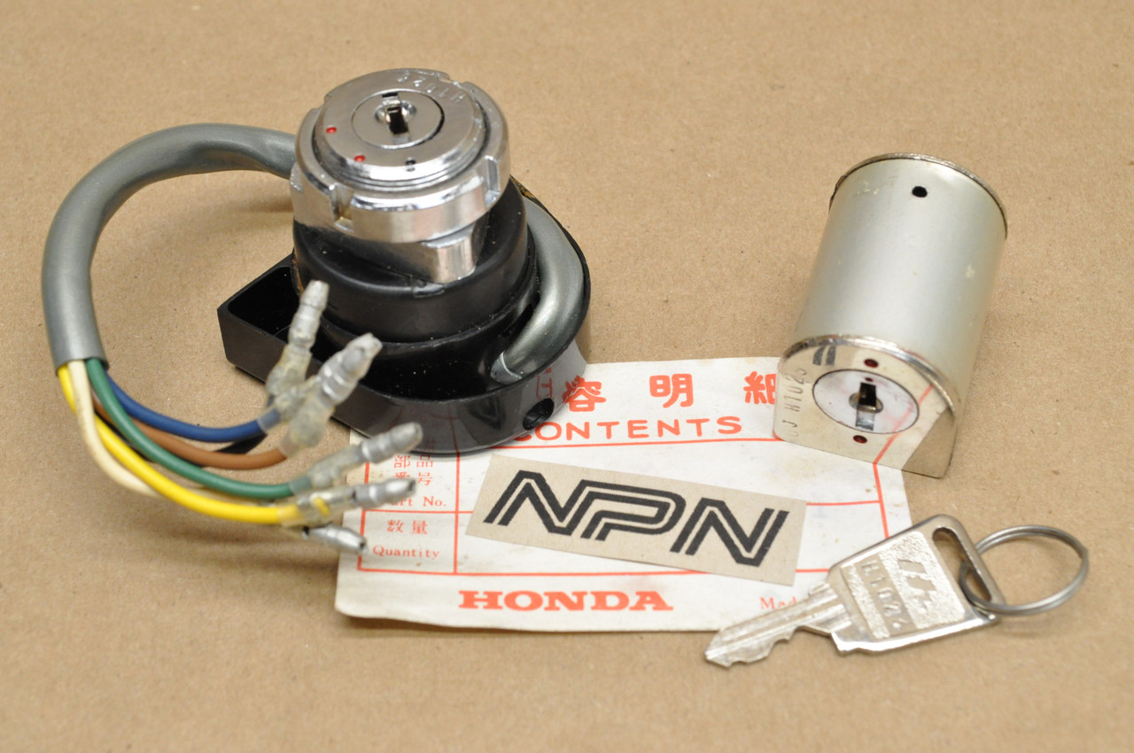 NOS Honda CA110 C110 Late Ignition Key Switch & Steering Lock 35010-011-010