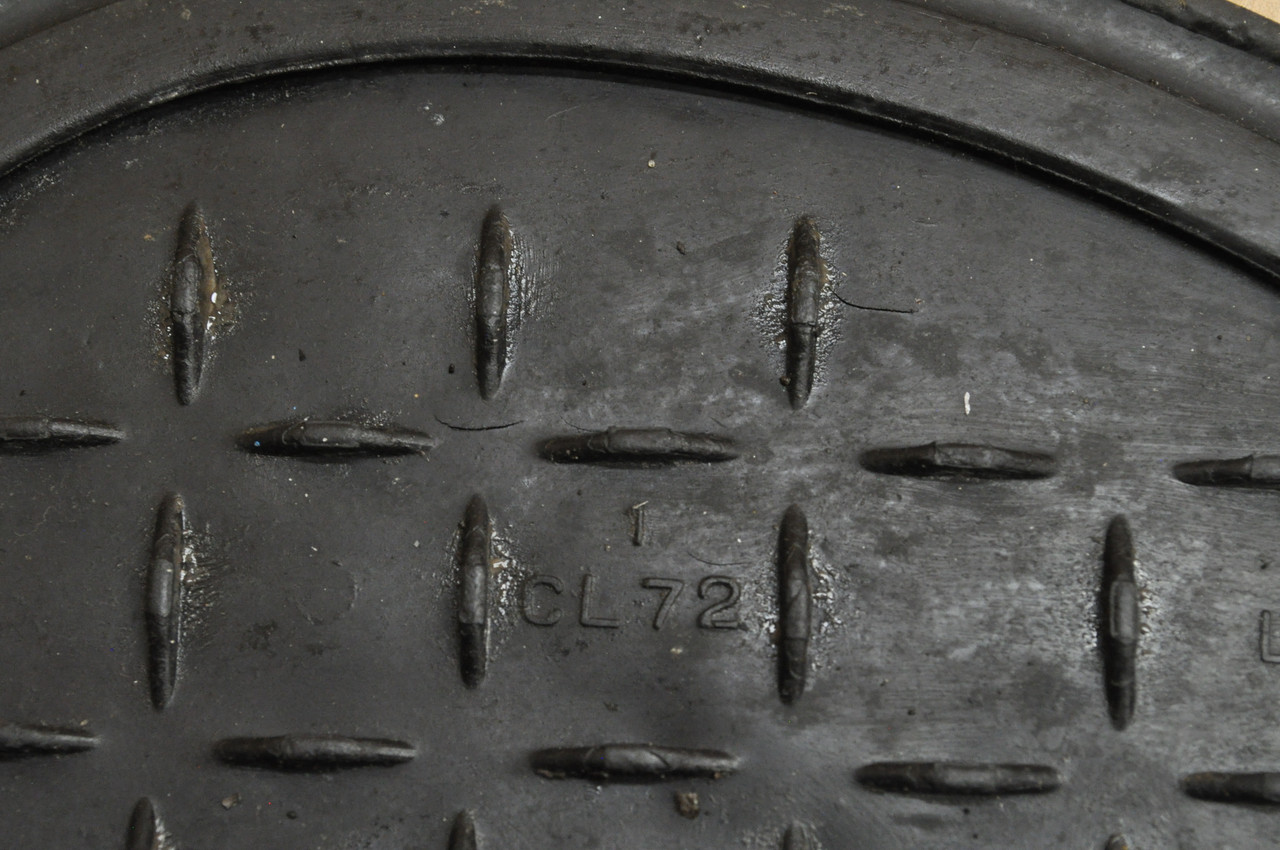 Vintage Used OEM Honda CL72 CL77 Left Gas Tank Pad Knee Rubber Grip 17662-273-000