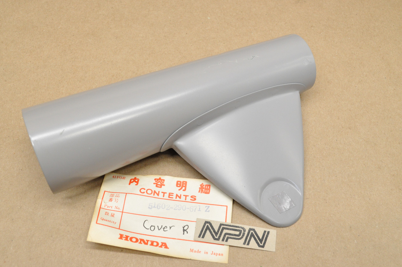 NOS Honda CL350 K0 Right Fork Ear Head Light Stay Bracket in Primer 51602-290-671 Z