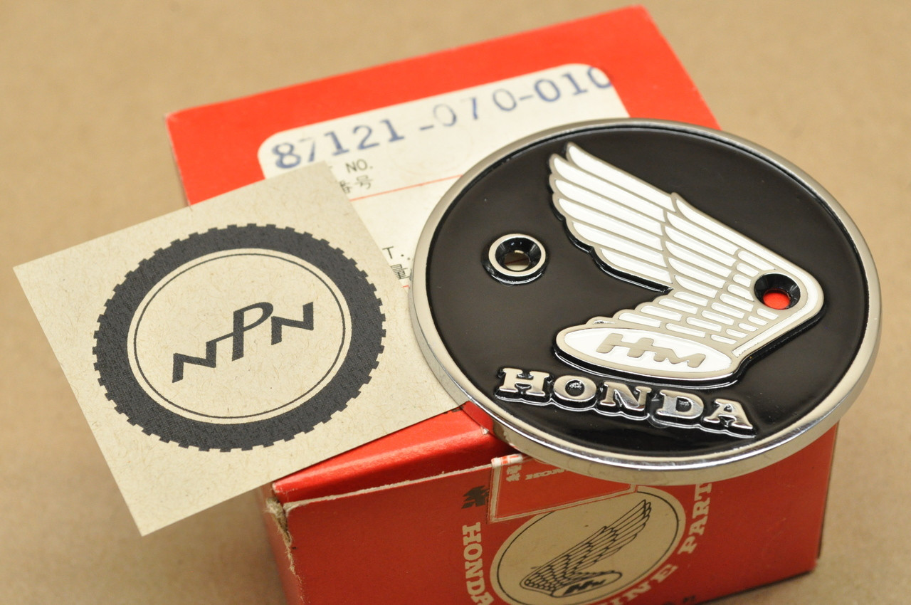 NOS Honda CL90 S90 Right Fuel Tank Badge Emblem 87121-070-010