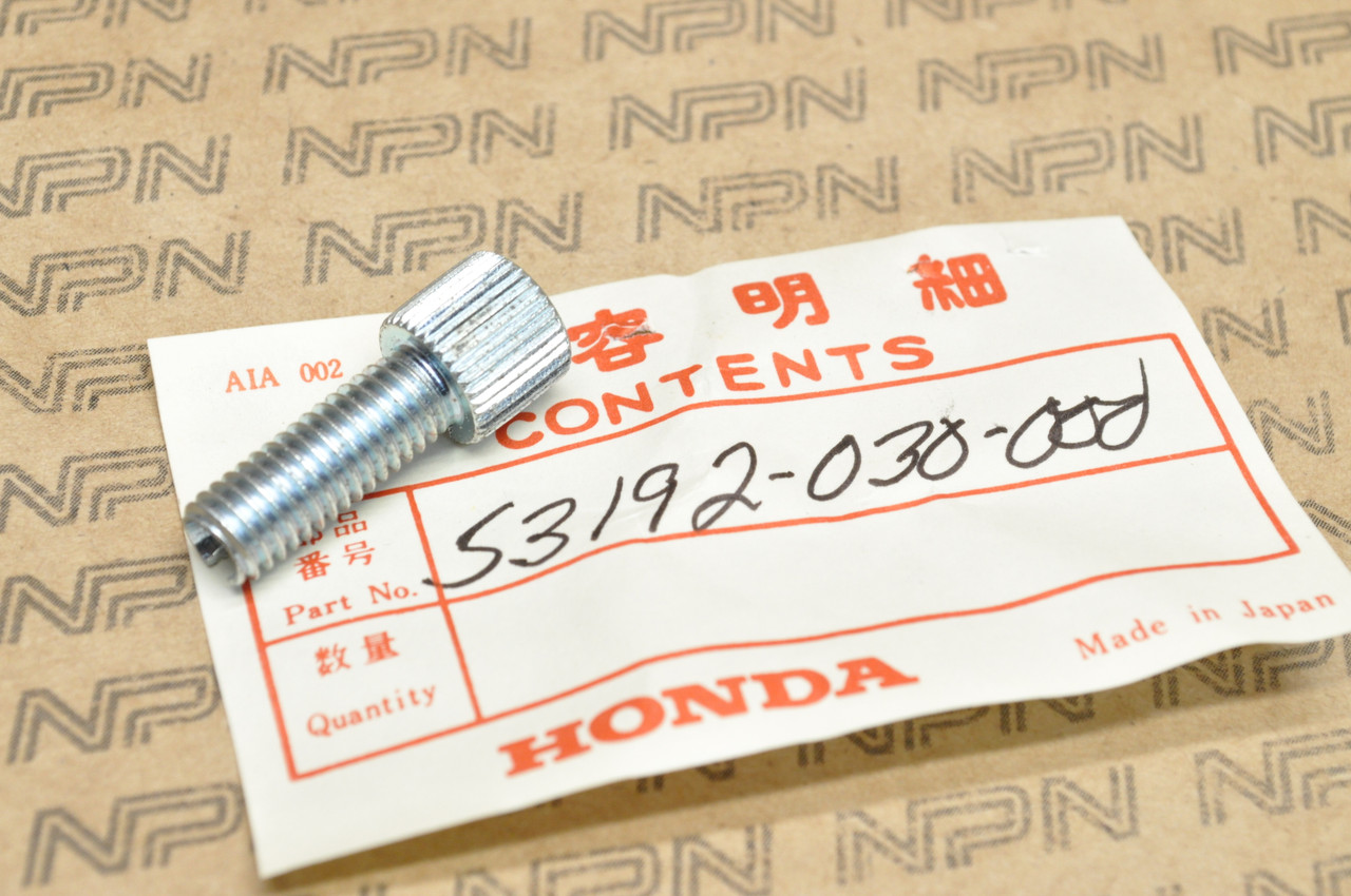 NOS Honda CA200 CA95 CL90 CT200 CT90 S90 Cable Adjustment Bolt 53192