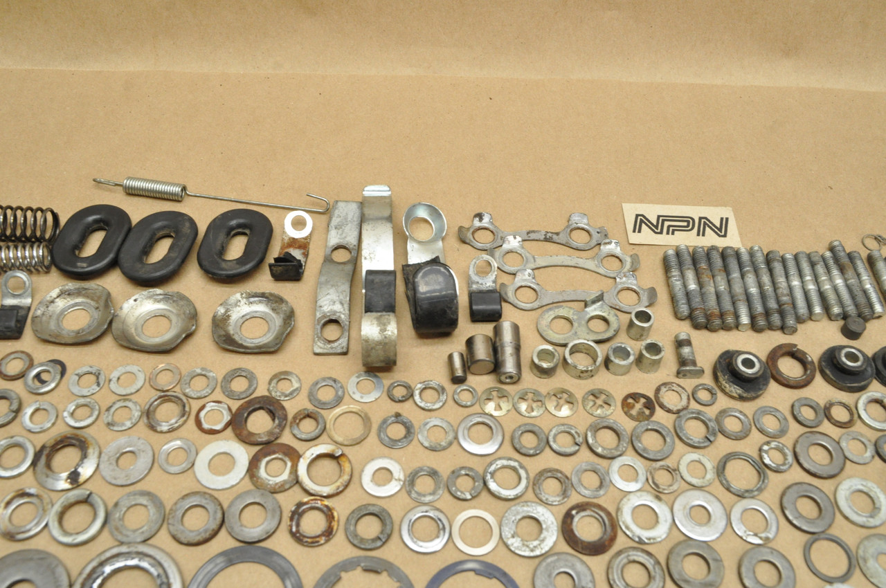 Vtg Used OEM Honda CB500 K0 Bolt Screw Washer Nut Spring Stud Hardware Lot