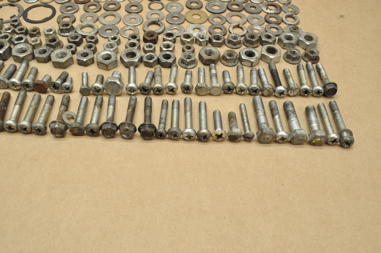 Vtg Used OEM Honda CB500 K0 Bolt Screw Washer Nut Spring Stud Hardware Lot