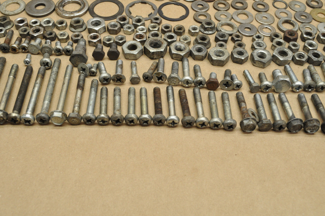 Vtg Used OEM Honda CB500 K0 Bolt Screw Washer Nut Spring Stud Hardware Lot