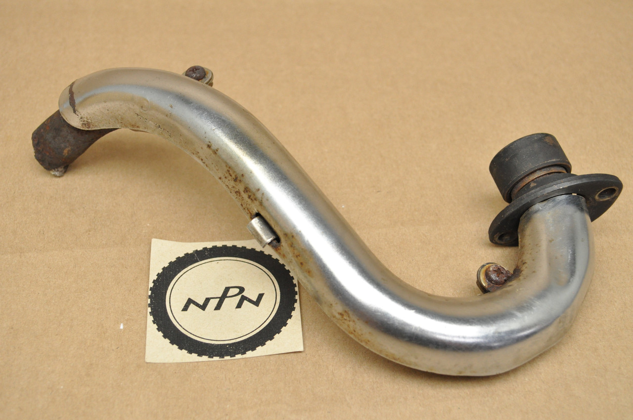 Vtg OEM Honda CT70 CT70H Exhaust Pipe w/ Right & Left Heat Shield 18271-098-672