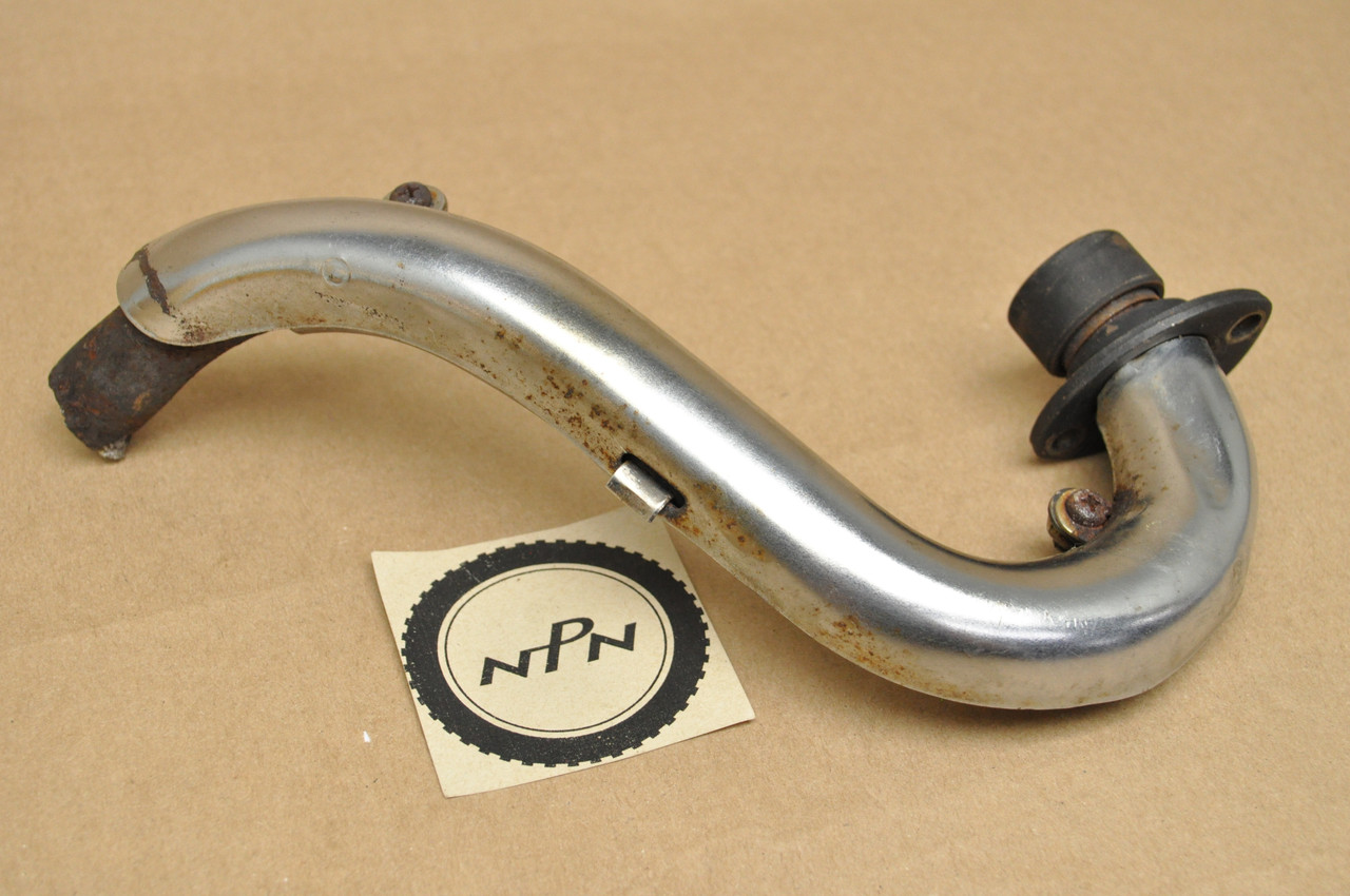 Vtg OEM Honda CT70 CT70H Exhaust Pipe w/ Right & Left Heat Shield 18271-098-672