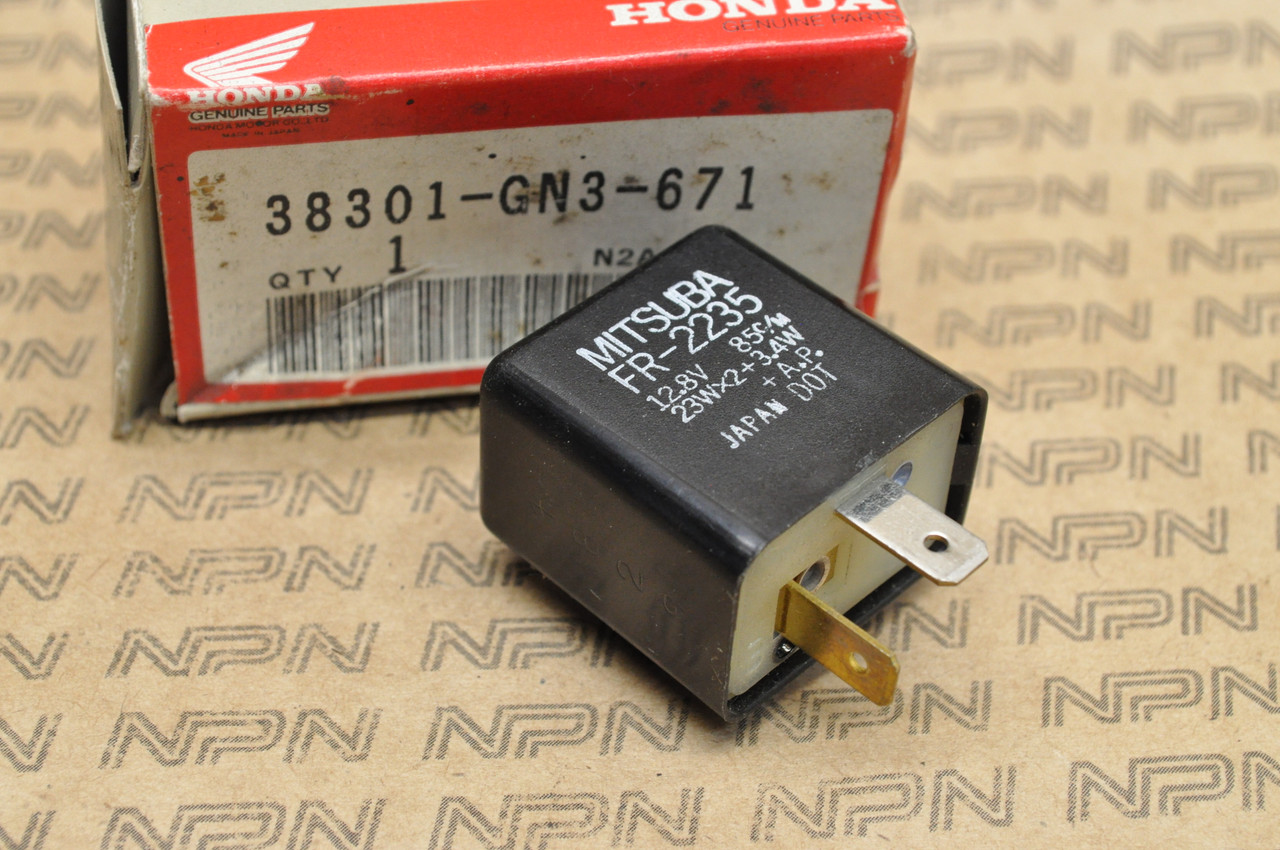 NOS Honda CH150 CH250 CH80 CN250 NB50 TG50 Turn Signal Relay 38301-GN3-671