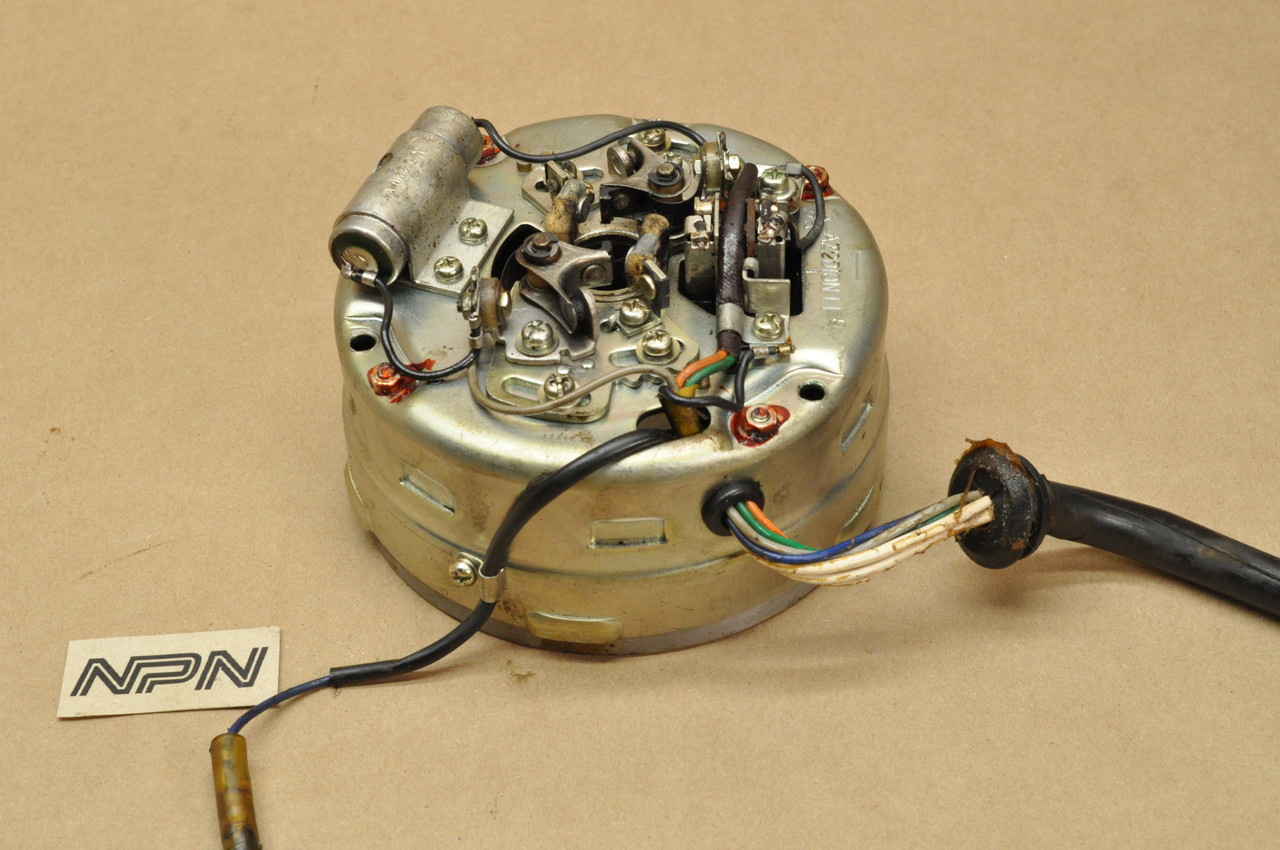 Vtg Used OEM Yamaha DS7 R5 RD250 RD350 Stator Magneto Points Assembly 360-81600-92