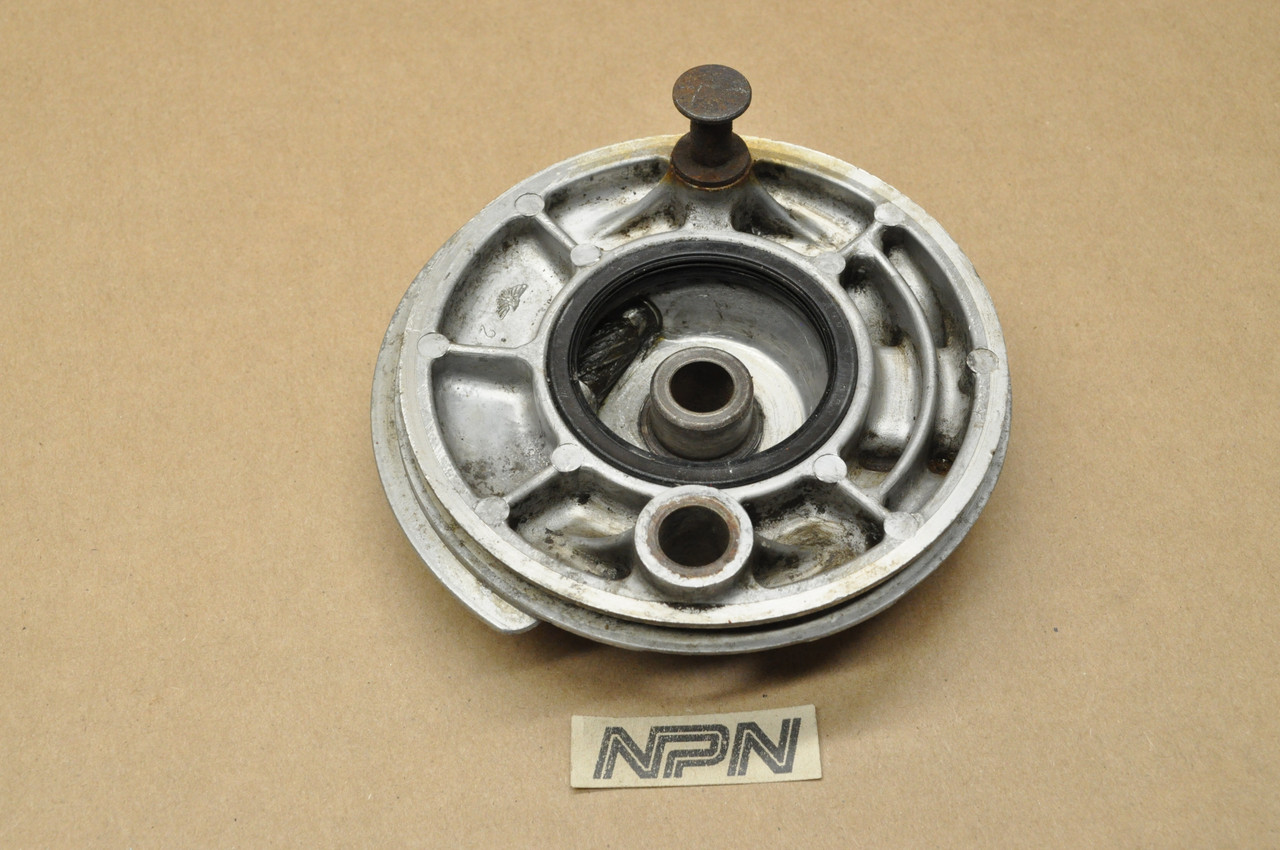 Vtg OEM Honda CT70H K0-K1 CT70 K0-1976 XL100 K0 Front Brake Panel 45010-098-950