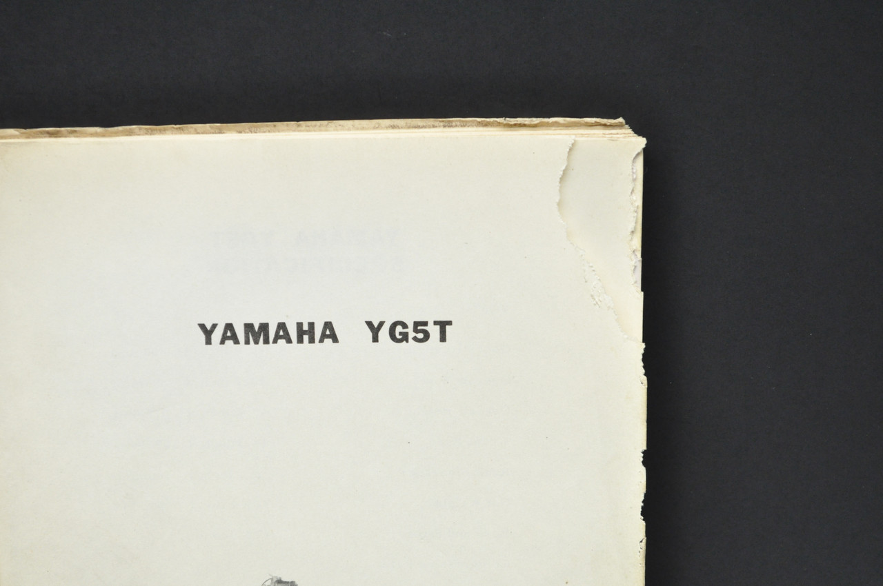 Vintage 1968 Yamaha YG5T Trailmaster 80 Parts List Book Diagram Manual