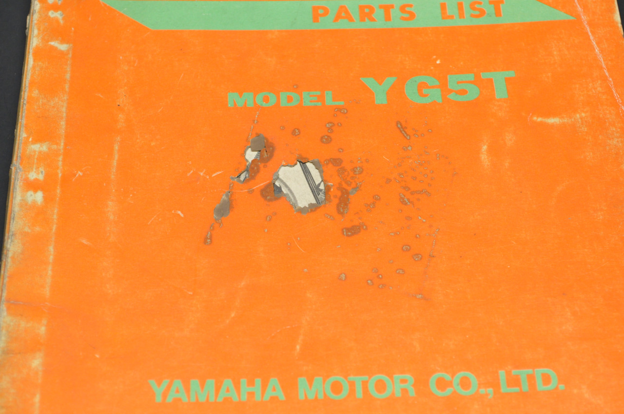 Vintage 1968 Yamaha YG5T Trailmaster 80 Parts List Book Diagram Manual