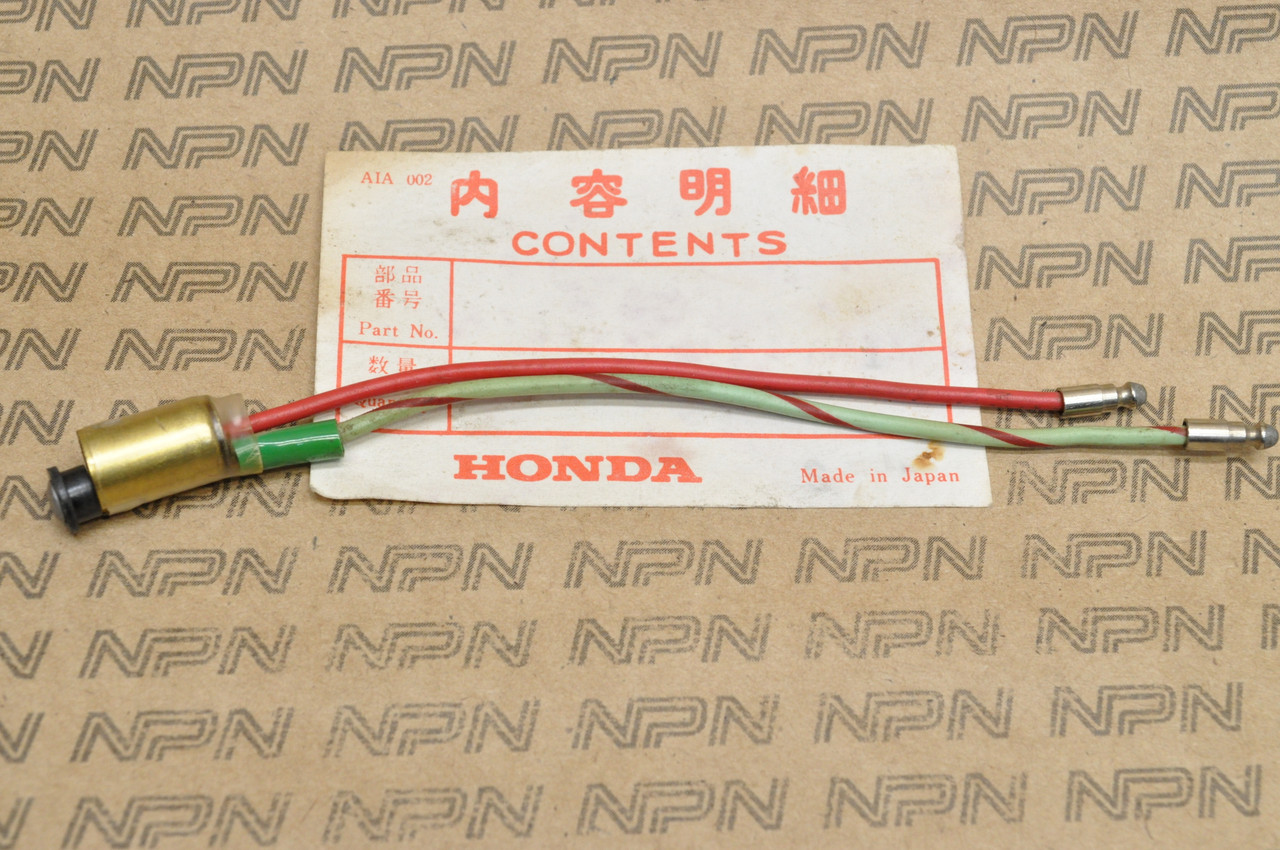 NOS Honda C100 C102 C105 T C110 Pilot Light Wire 37700-001-010