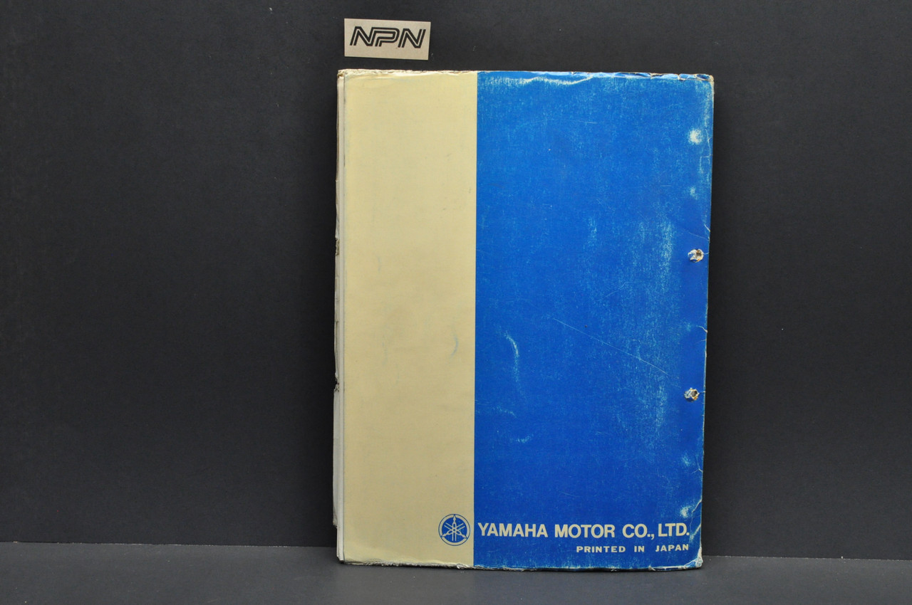 Vintage 1968 Yamaha R3 Motorcycle Parts List Book Diagram Manual