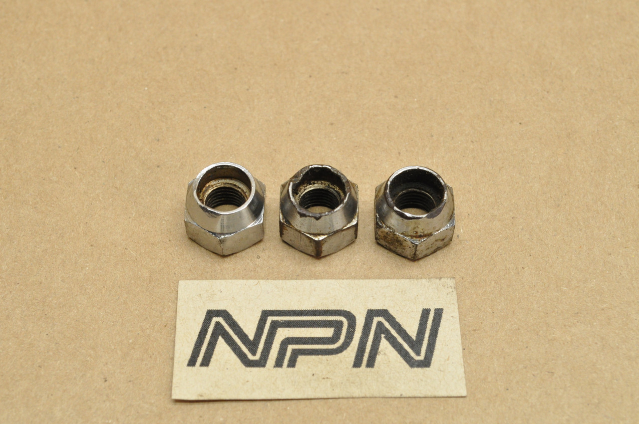 Vtg Used OEM Honda CB450 CB500 T CL450 Cam Follower Shaft Lock Nut Qty3 90011-283-000