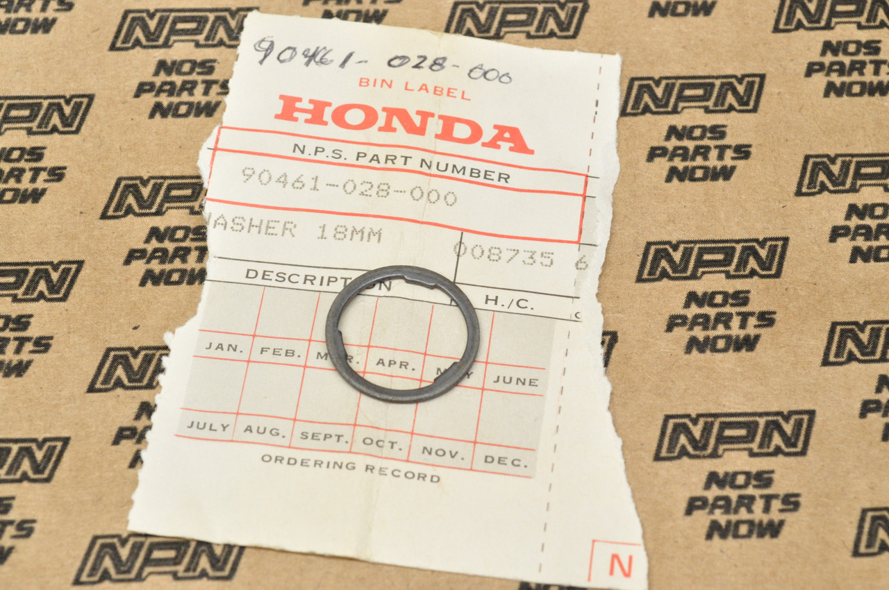 NOS Honda ATC90 CL90 CM91 CT90 S90 SL90 ST90 TRX125 Spline Washer 90461-028-000