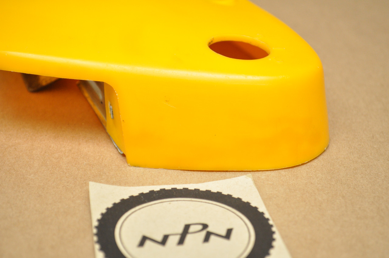 Vtg Used OEM Honda CT200 CT90 Tool Box Left Side Cover Yellow 83500-001-810 XB