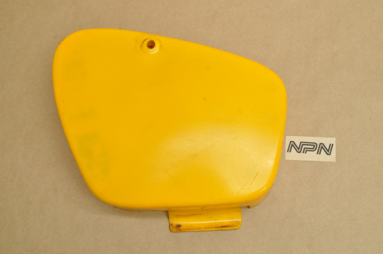 Vtg Used OEM Honda CT200 CT90 Battery Box Right Side Cover Yellow 83600-003-010 XB