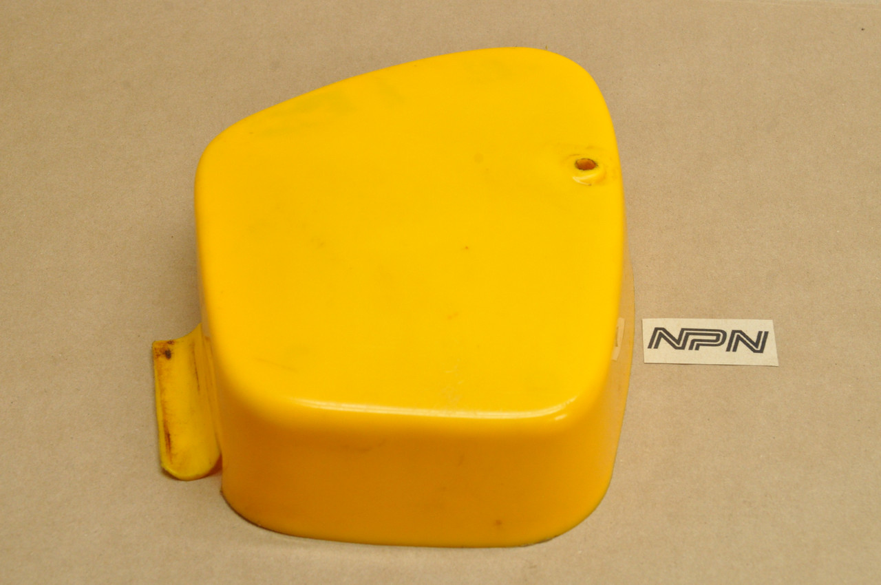 Vtg Used OEM Honda CT200 CT90 Battery Box Right Side Cover Yellow 83600-003-010 XB