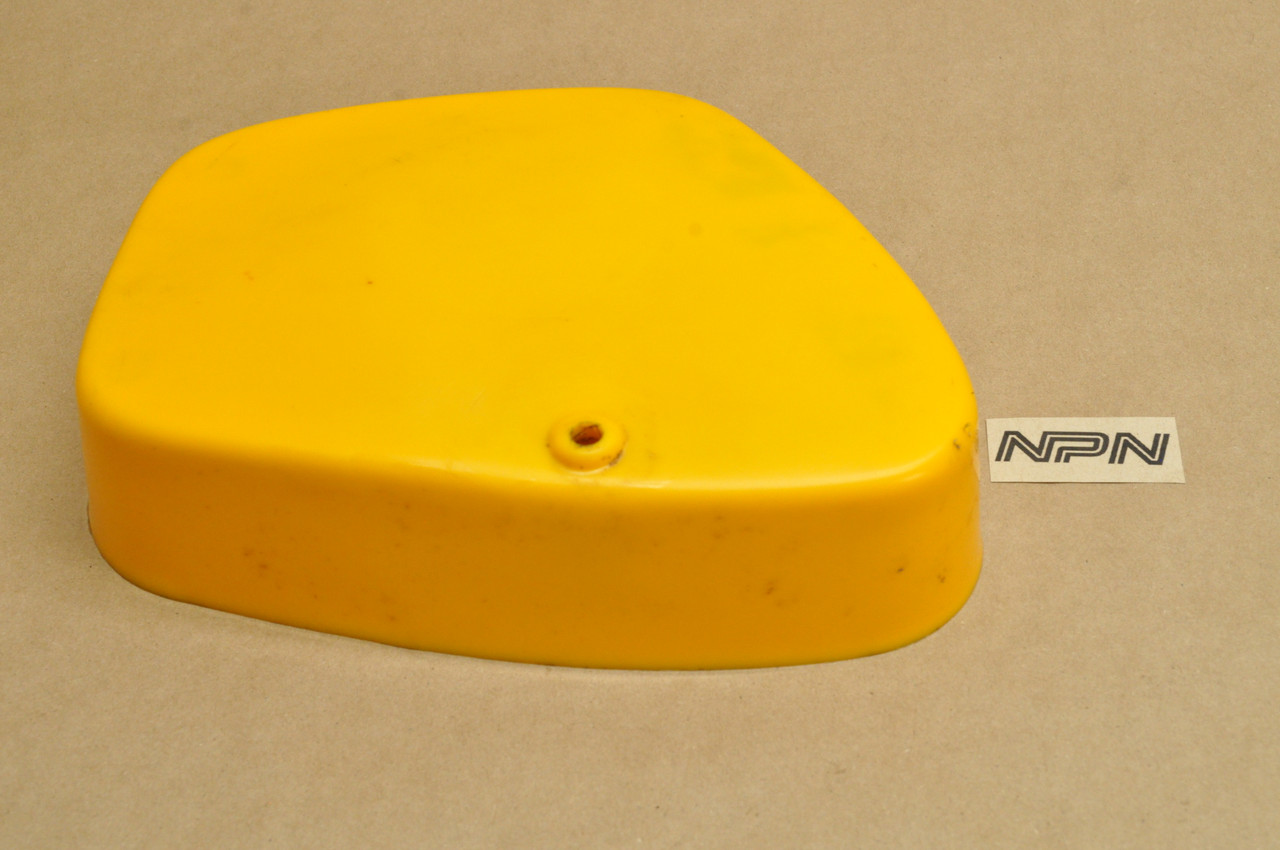 Vtg Used OEM Honda CT200 CT90 Battery Box Right Side Cover Yellow 83600-003-010 XB