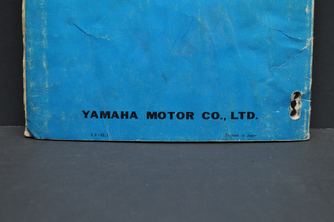 Vintage Yamaha U5 E 50cc Motorcycle Shop Service Manual Book *READ