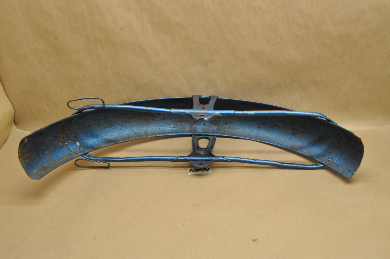 Vintage Used OEM Honda CB160 Front Fender Blue As Is 61100-217-010 S