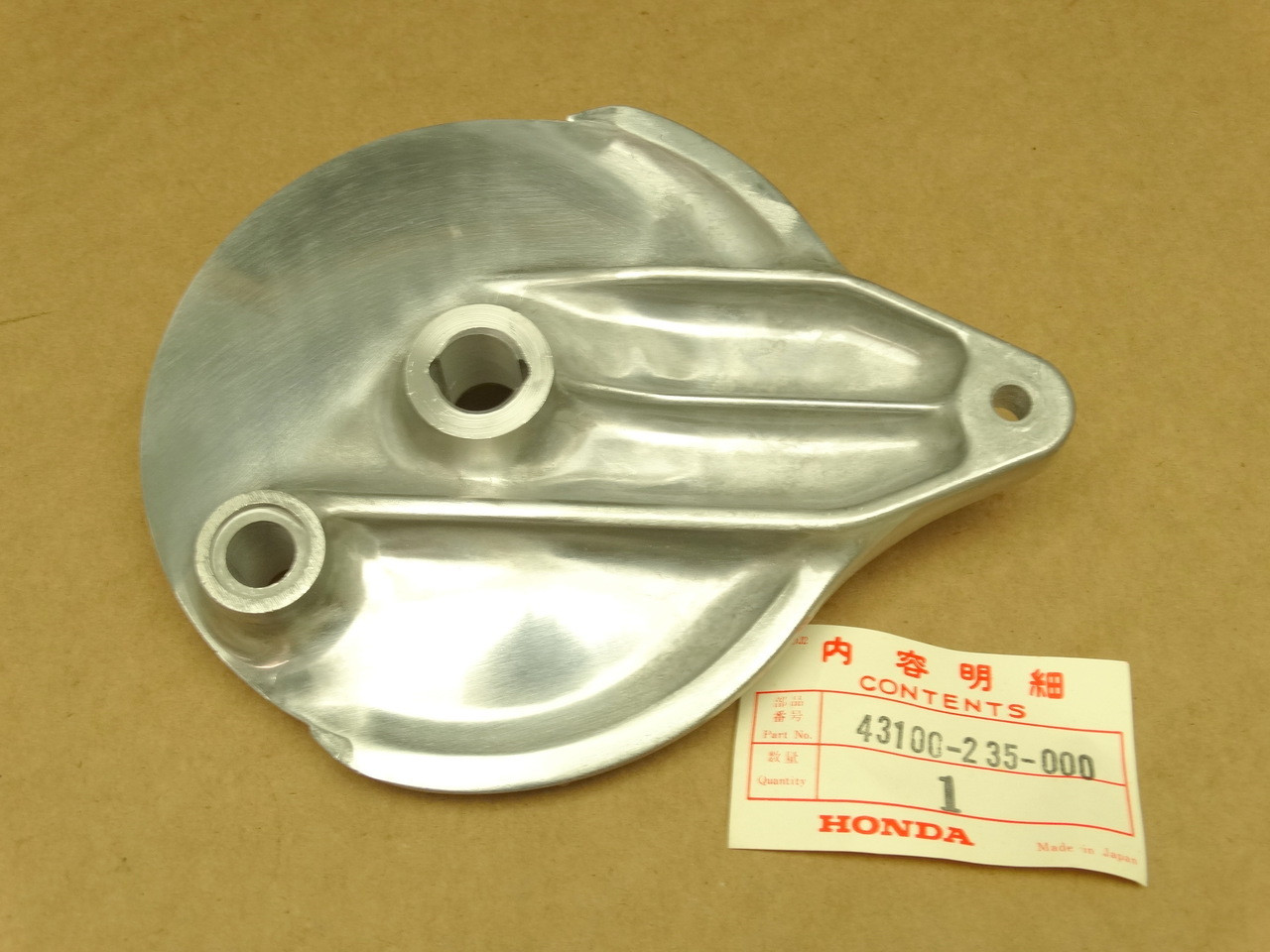 NOS Honda CB175 CL175 SL175 Rear Hub Brake Panel Cover 43100-235-000