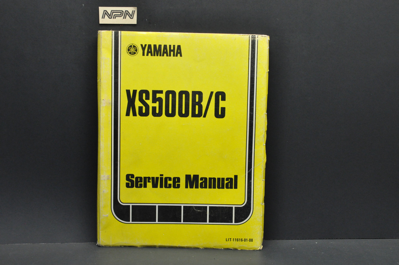 Vintage 1978 Yamaha XS500 B C Motorcycle Shop Service Manual Book