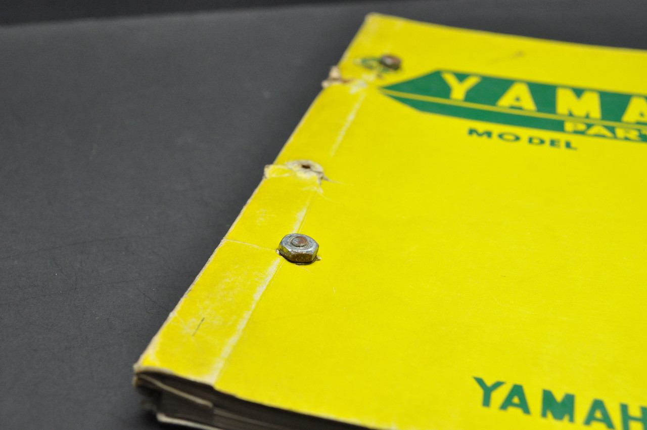 Vintage 1967 Yamaha YL2 C Motorcycle Parts List Book Diagram Manual