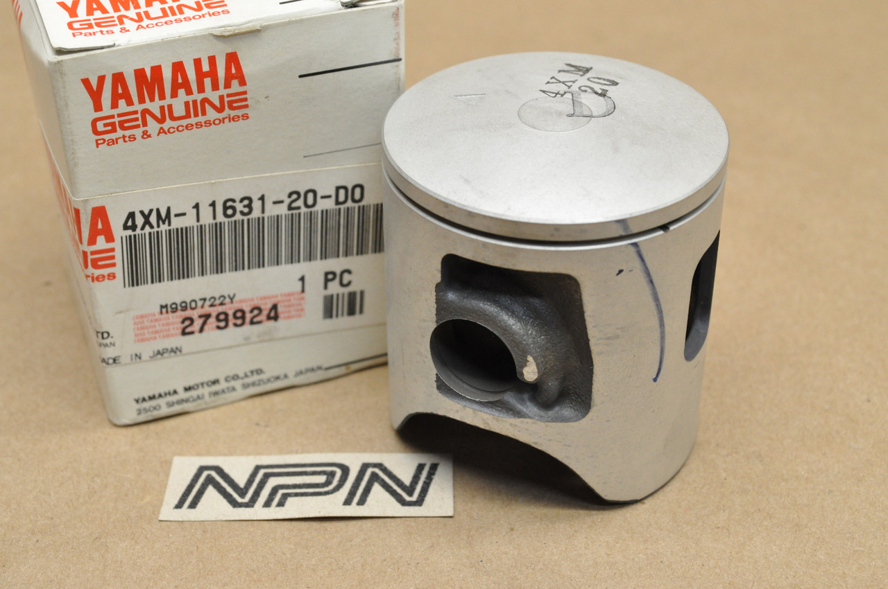 NOS Yamaha 1999-2000 YZ125 Standard Size Piston 4XM-11631-20-D0