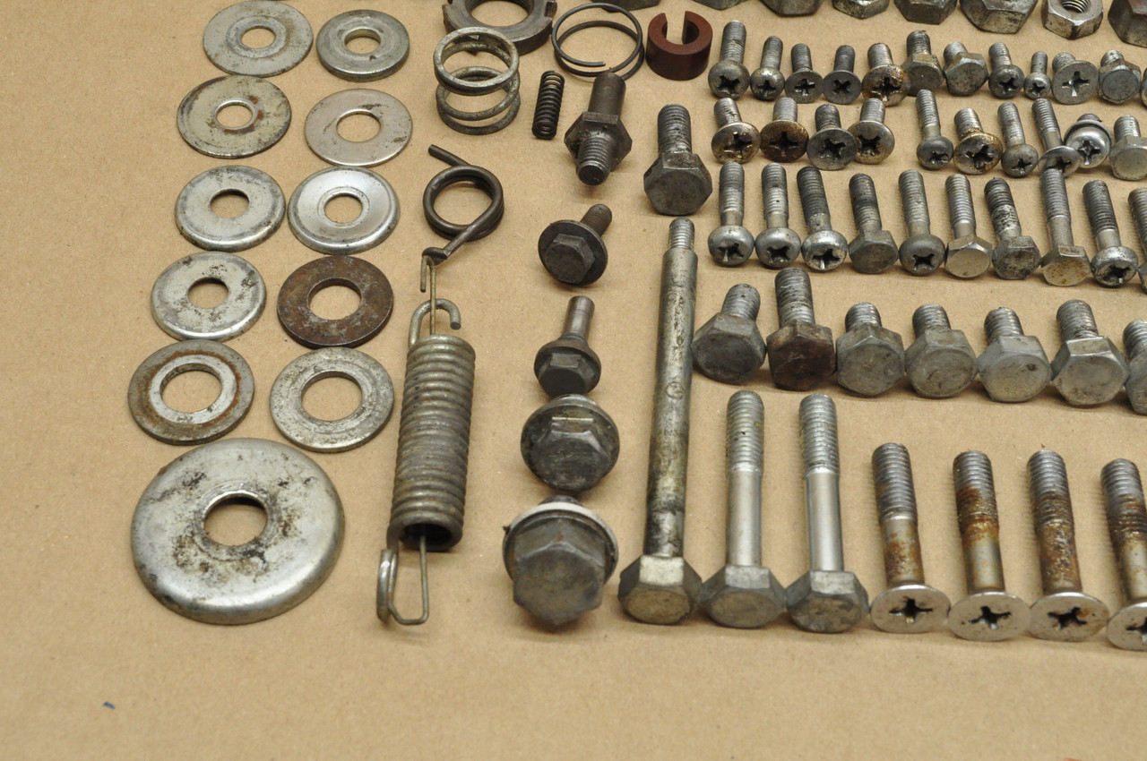 Vtg Used OEM Honda CT90 K0 Bolt Screw Nut Washer Cap Spring Hardware Lot