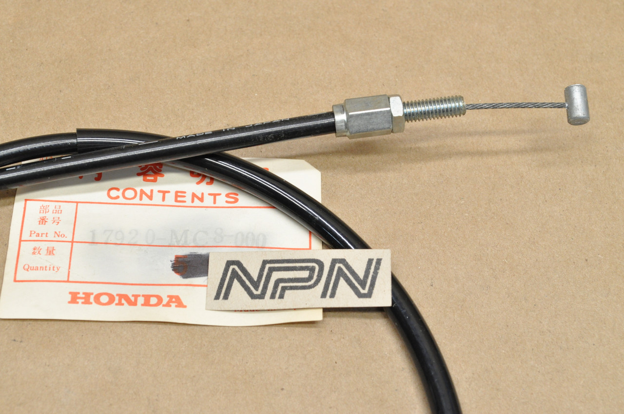 NOS Honda 1982-83 FT500 Ascot Throttle Cable B 17920-MC8-000