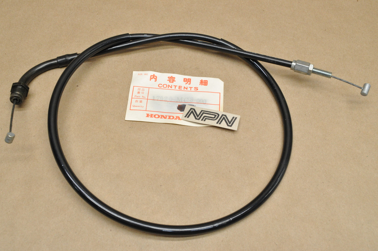 NOS Honda 1982-83 FT500 Ascot Throttle Cable B 17920-MC8-000