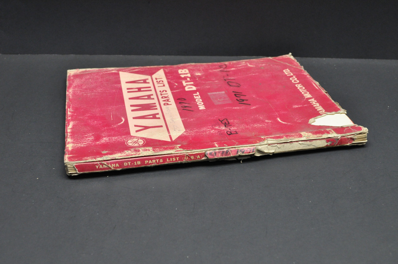 Vintage 1968 Yamaha DT1 B 1969 DT1 C Parts List Book Diagram Manual